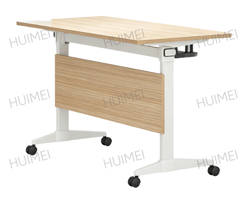 Huimei HMZX-001 Table étroite en bois naturel avec roulettes
